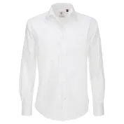 Camicia Da Lavoro Black Tie LSL Manica Lunga B&C Collection - BCSMP21 Camicia Da Lavoro Black Tie LSL Manica Lunga B&C Collection - BCSMP21