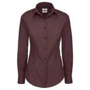 Camicia Da Lavoro Black Tie LSL Stretch da Donna B&C Collection - BCSWP23