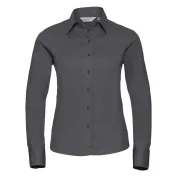 Camicia Da Lavoro Classica a Maniche Lunghe in Twill da Donna Russell - JE936M