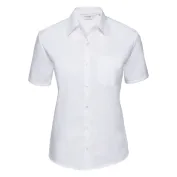 Camicia Da Lavoro a Maniche Corte da Donna 100% Cotone Russell - JE937F