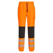 Pantaloni da Lavoro Alta Visibilità Multitasche Stretch Flexi Jogger Portwest KX346
