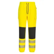 Pantaloni da Lavoro Alta Visibilità Multitasche Stretch Flexi Jogger Portwest KX346