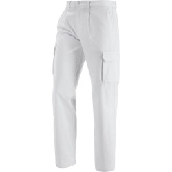 Pantaloni da lavoro multitasche GB Neri Siena - colore bianco