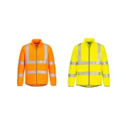 Giacca da Lavoro Alta Visibilità Multitasche Antivento Impermeabile Softshell Portwest EC24