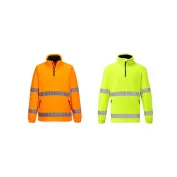 Giacca in Pile da Lavoro Alta Visibilità Mezza Zip Portwest F302