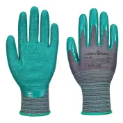 12 Pezzi - Guanti da Lavoro Spalmati Nitrile Antitaglio Antiabrasione Anticalore Stretch Portwest A313