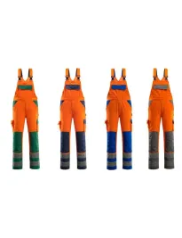 Salopette da Lavoro Alta Visibilità Multitasche Barras Mascot 07169-860