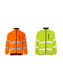 Giacca in Pile da Lavoro Alta Visibilità Multitasche Antivento Salzburg Mascot 05242-125