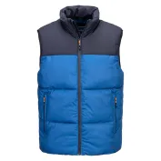 Gilet da Lavoro Multitasche Impermeabile Zip Intera Baffle Portwest KX305