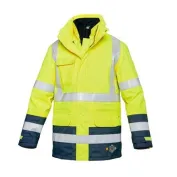 Parka da Lavoro Alta Visibilità Multitasche Multiprotezione Impermeabile Siggi 25GI0479
