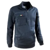 Felpa da Lavoro Multitasche Mezza Zip Sottozero Tank 50250