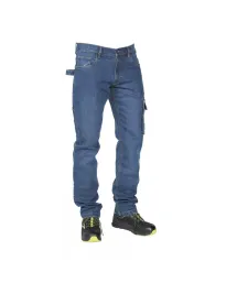 Fuori tutto - Jeans da lavoro Beta Denim Stretch 7528 Colore Blu Taglia M