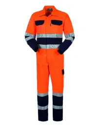 Fuori tutto - Tuta da Lavoro Alta Visibilità Multitasche Rossini Hi-Vis A40130 Colore Arancione Taglia 2XL