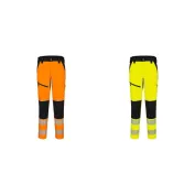 Pantaloni da Lavoro Alta Visibilità Multitasche Impermeabili Stretch Portwest T140