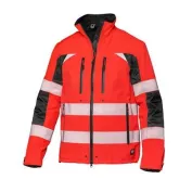 Parka da Lavoro Alta Visibilità Multitasche Impermeabile Zip Intera con Cappuccio Action Siggi 07GI0498