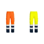 Pantaloni da Lavoro Alta Visibilità Multitasche Stretch Sottozero Pantalone H.V. Stretch 1590