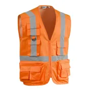 Gilet da Lavoro Alta Visibilità Multitasche Sottozero Star 7045