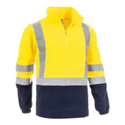 Felpa in Pile da Lavoro Alta Visibilità Mezza Zip Sottozero Brennero 2320