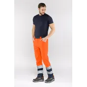Pantaloni da Lavoro Alta Visibilità Multitasche Stretch Sottozero Ecolight 2590