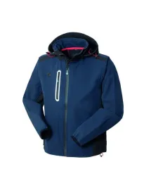 Fuori tutto - Giubbotto da Lavoro Stretch Softshell Rossini Smarty HH638 Colore Blu Taglia 3XL