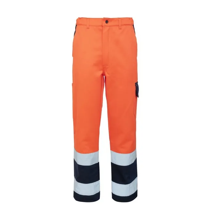 Fuori tutto - Pantalone invernale da Lavoro Alta Visibilità Multitasche Rossini Hi-Vis A00131 Colore Arancio Taglia 2XL