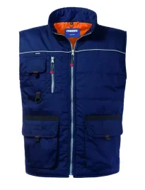 Fuori tutto - Gilet da Lavoro Multitasche Rossini Morgan HH218 Colore Blu/Nero Taglia 2XL