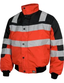 Fuori tutto - Giubbotto Pilot Alta visibilità con maniche staccabili - C3750 Workteam Colore Rosso Taglia XS