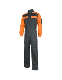 Fuori tutto - Tuta da lavoro combinata multitasche - Workteam Colore Grigio/Arancio Taglia 58