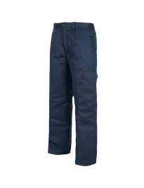 Fuori tutto - Pantalone da lavoro Invernale trapuntato - Workteam Colore Blu Navy Taglia L