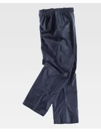 Fuori tutto - Pantalone da Lavoro Impermeabile S2014 - Workteam Colore Blu Navy Taglia 2XL