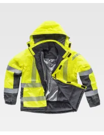 Fuori tutto - Giubbotto da Lavoro Imbottito Alta Visibilità S9261 - Workteam Colore YELLOW/GREY Taglia L | Adesso al miglior pre