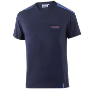 T-Shirt da Lavoro Stretch Sparco Martini Racing Top Stripes BML0007-D0