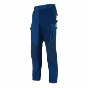 U-Power Ocean Pantaloni Lavoro Uomo – Slim Fit In Cotone Stretch Con Tasche Multiplo (Blu Westlake, Taglia S)