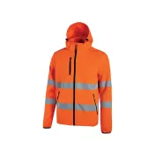 Giacca da Lavoro Alta Visibilità Multitasche Softshell Stretch Idrorepellente U-Power Cursa WHL318