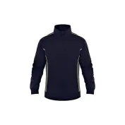 Felpa da Lavoro Mezza Zip Fluo