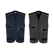 Gilet da Lavoro Multitasche Fluo