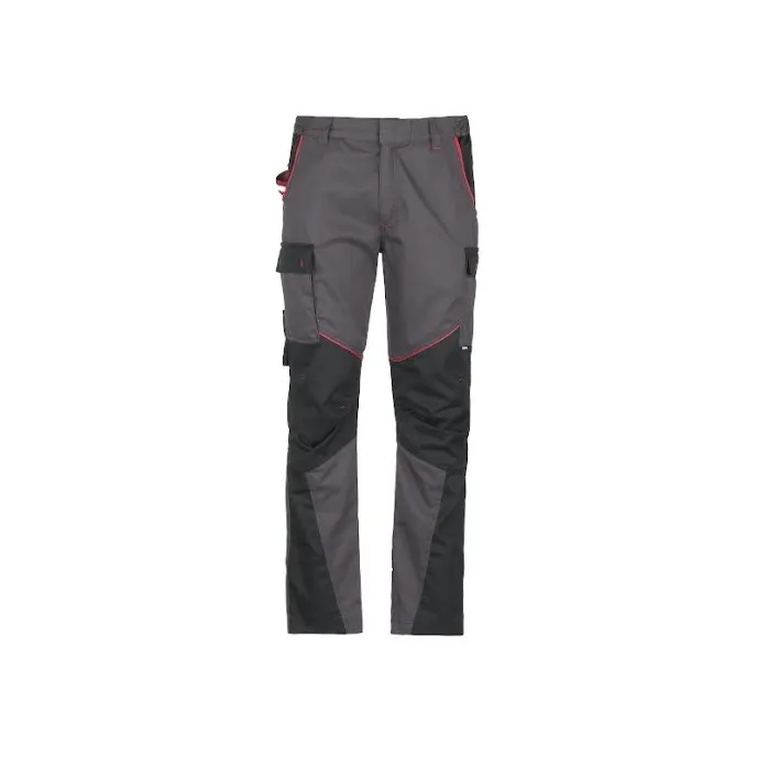 Fuori tutto - Pantaloni da Lavoro Ducati Workwear Multitasche 4 Stagioni INN-WARMUP NEW Colore Grigio/Nero Taglia 44