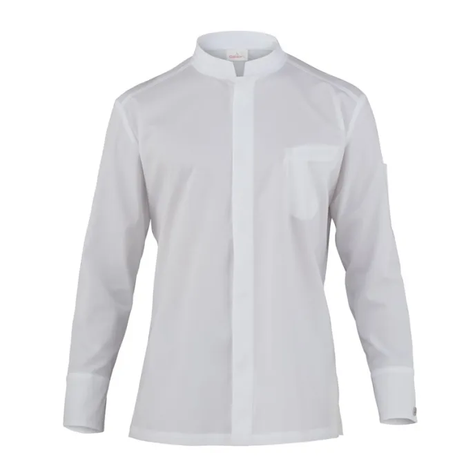 Fuori tutto - Giacca coreana da Lavoro Stretch Cuoco Giblor's Lorenzo 23P08G343 Colore Bianco Taglia S