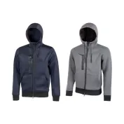 Fuori tutto - Felpa da Lavoro Strech con Cappuccio U-Power Tasty PE119GM taglia M colore grey meteorite