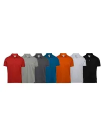Fuori tutto - Polo da lavoro Diadora manica corta Atlar organic 702.177955 colore blu scuro taglia 2XL
