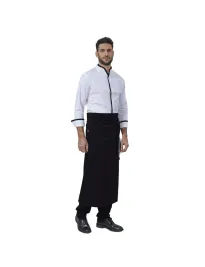 Fuori tutto - Grembiule da Lavoro Trento Siggi 100% Cotone - 28PZ0003/00-8000 Colore Nero Taglia Unica