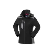 Giubbotto da Lavoro Softshell Multitasche Impermeabile con Cappuccio da Donna Rossini Smarty Lady HH639