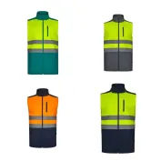 Gilet da Lavoro Alta Visibilità Softshell Stretch Multitasche Bicolore Velilla 305906