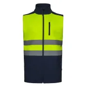 Gilet da Lavoro Alta Visibilità Softshell Stretch Multitasche Bicolore Velilla 305906