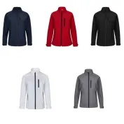 Giacca zip lunga da Lavoro Softshell Stretch Multitasche da Donna Velilla 206005W