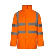 Parka da Lavoro Alta Visibilità 4 in 1 Multitasche Impermeabile Velilla 306007