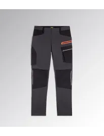 Fuori tutto - Pantalone da Lavoro Stretch Multitasche Diadora Hybrid Poly Performance 702.180800 Colore Nero Taglia L