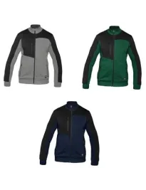 Fuori tutto - Felpa zip lunga da lavoro Multitasche Siggi Nilo 73MG0787/00-1089 taglia L colore blu