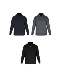 Felpa da Lavoro Mezza Zip Basic 40BN