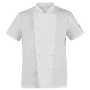 Giacca da Lavoro Manica Corta 100% Cotone da Cuoco Giblor's Tommaso Q8G00185